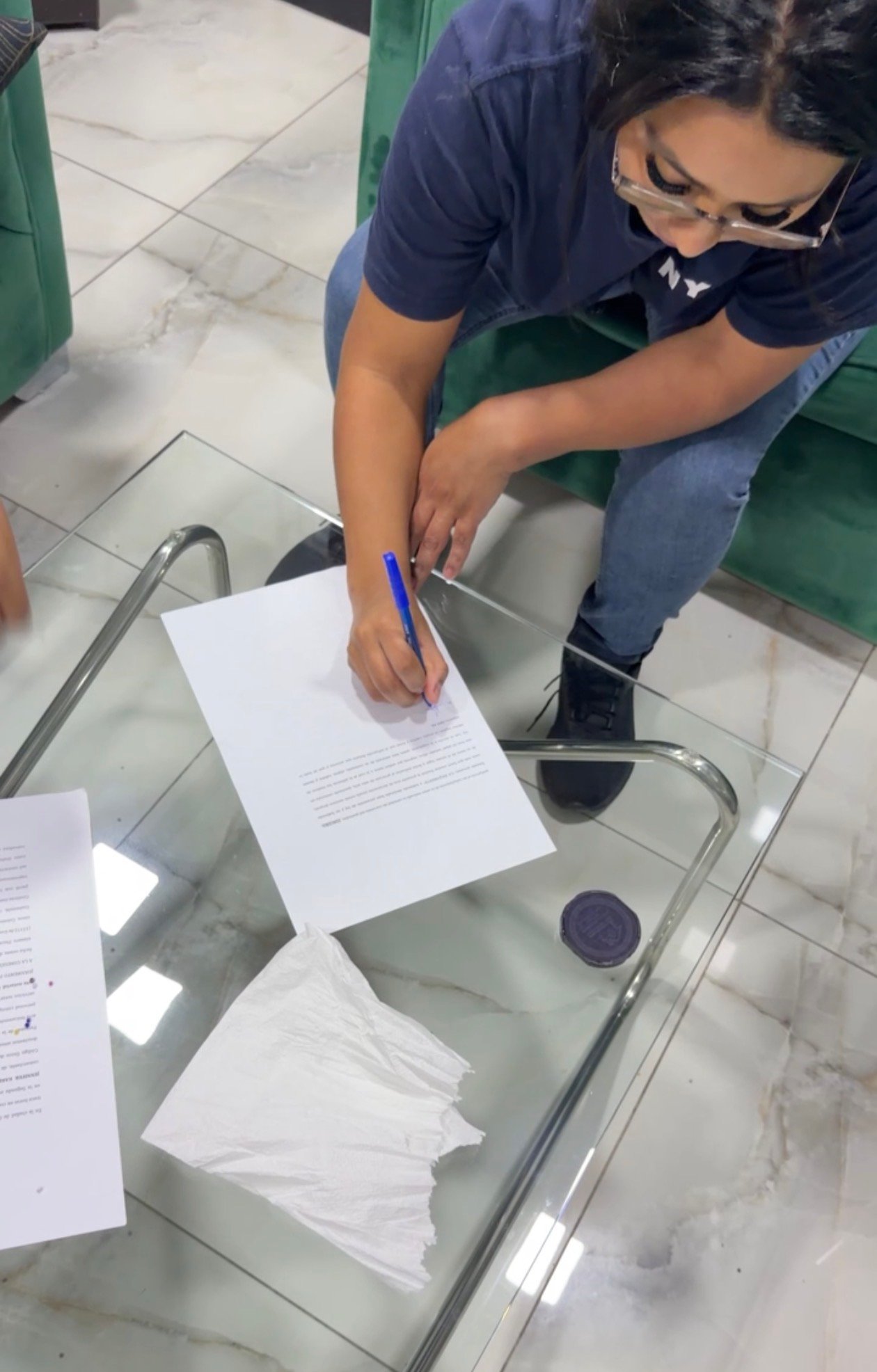 Firma de cierre de compra